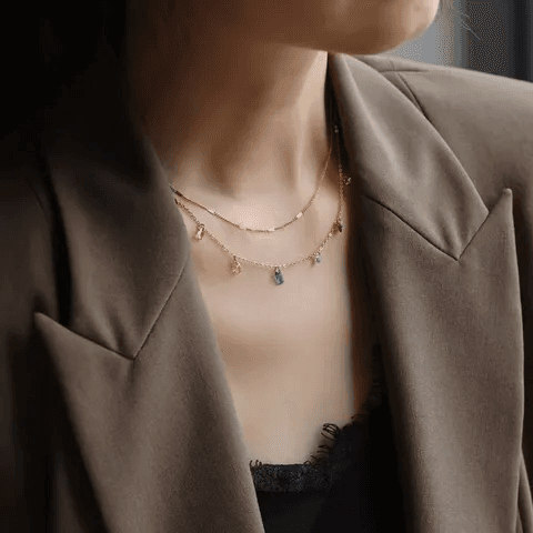 Dailywear Anti-tarnish Small Multicharm Neckpiece  view 3