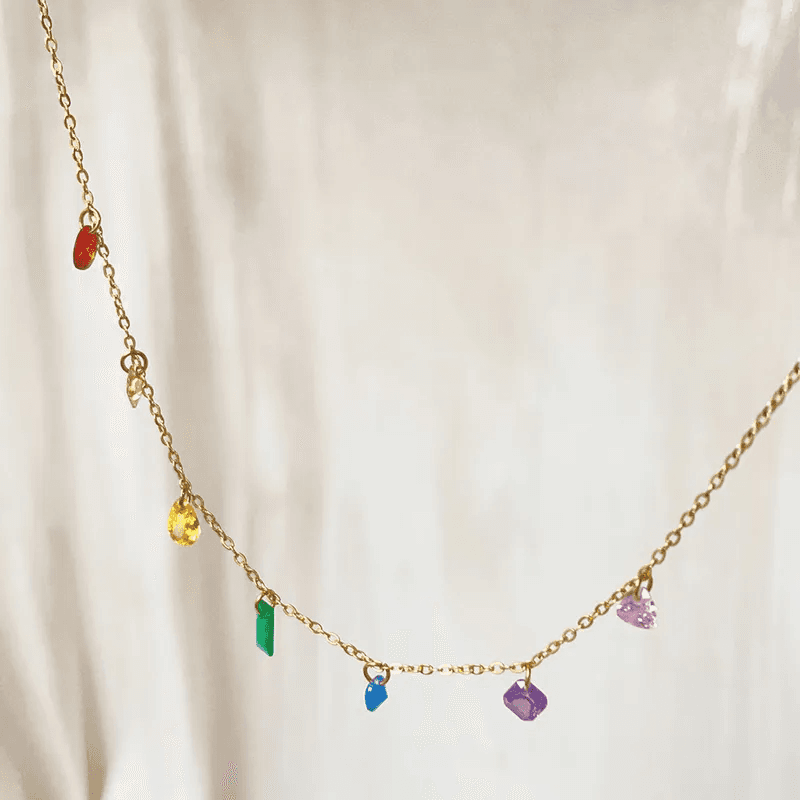 Dailywear Anti-tarnish Small Multicharm Neckpiece  view 2