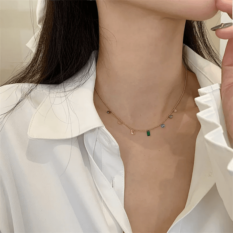 Dailywear Anti-tarnish Small Multicharm Neckpiece  view 4