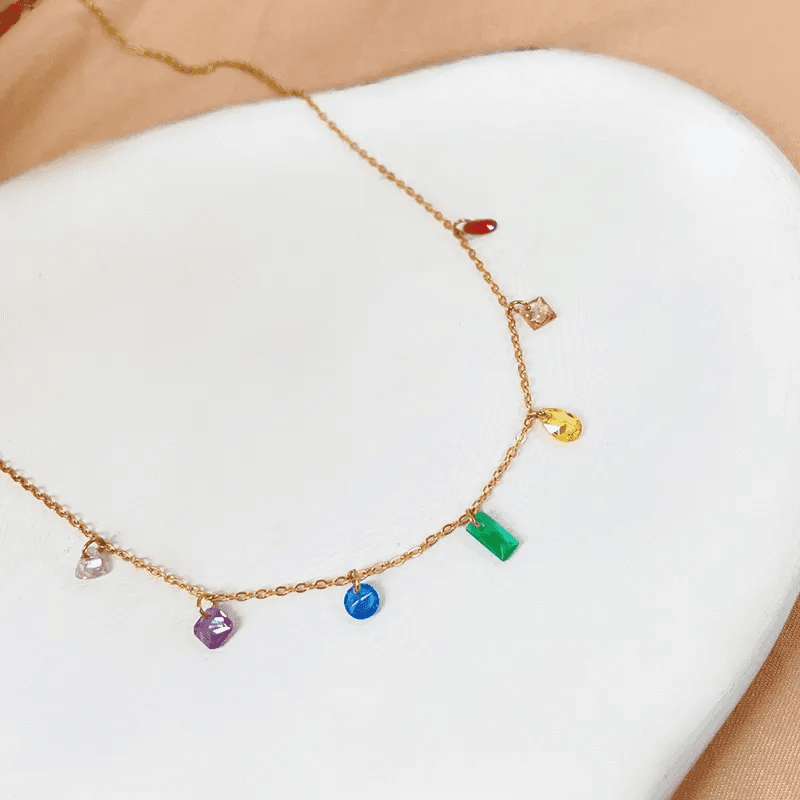 Dailywear Anti-tarnish Small Multicharm Neckpiece  view 6