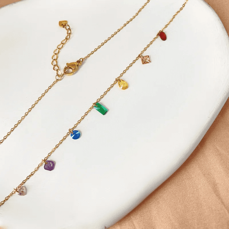 Dailywear Anti-tarnish Small Multicharm Neckpiece  view 5