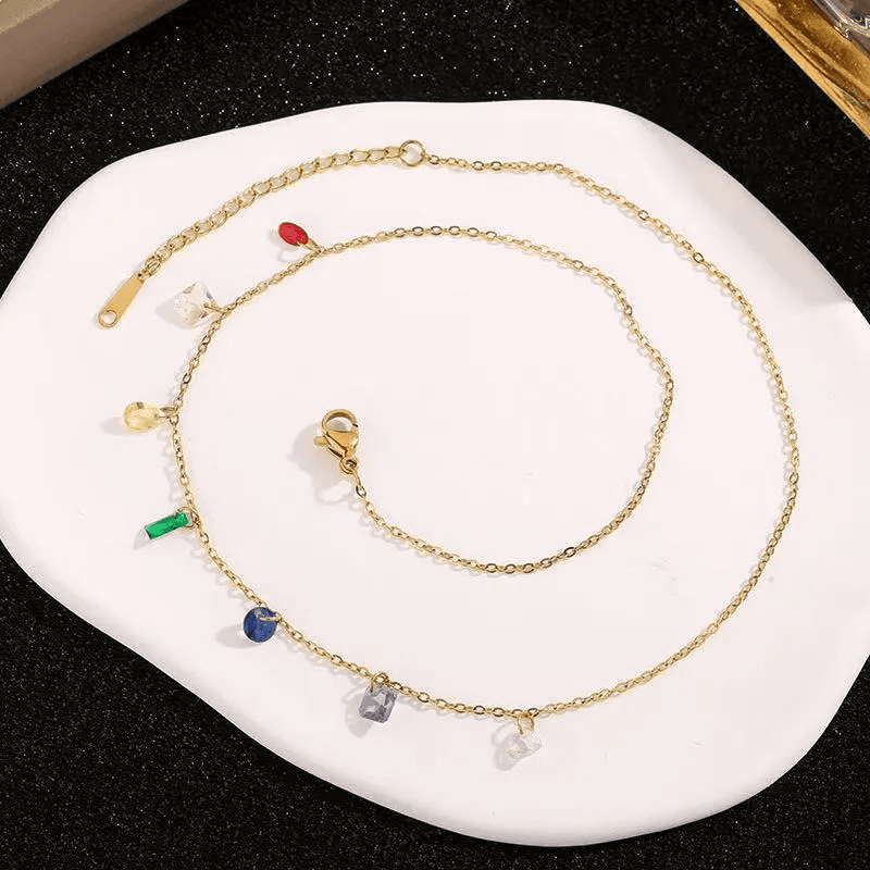 Dailywear Anti-tarnish Small Multicharm Neckpiece  view 8