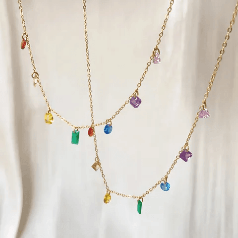 Dailywear Anti-tarnish Small Multicharm Neckpiece  view 11