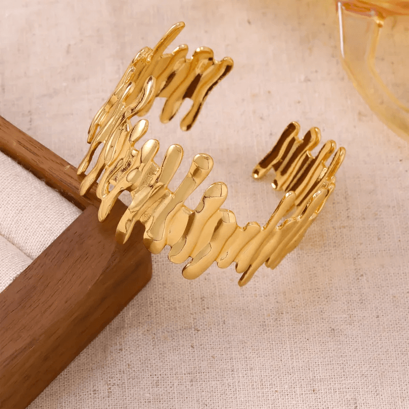 Gold Plated Anti-tarnish Statement Ring view 4