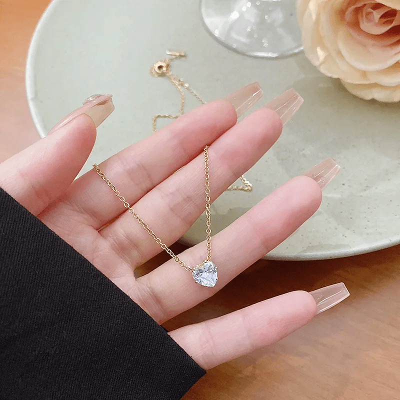 Anti-Tarnish Heart Pendant Dailywear Chain view 2