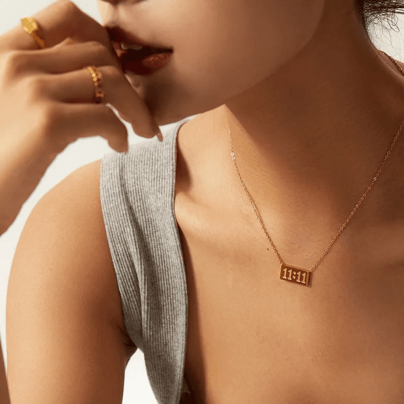 Anti-tarnish 11:11 Pendant Necklace 