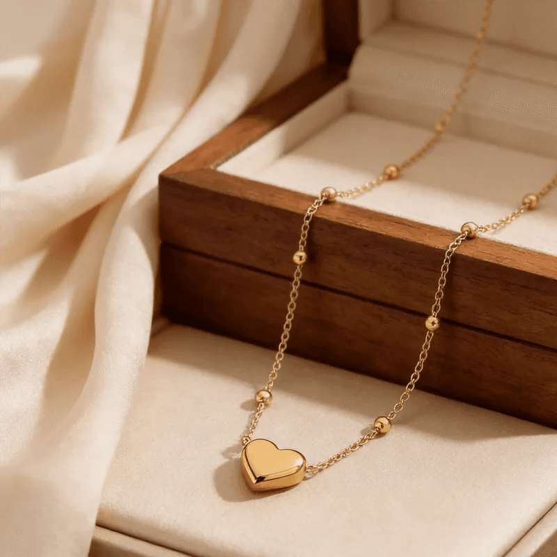 Anti-tarnish Casual Style Heart Pendant Necklace  view 4