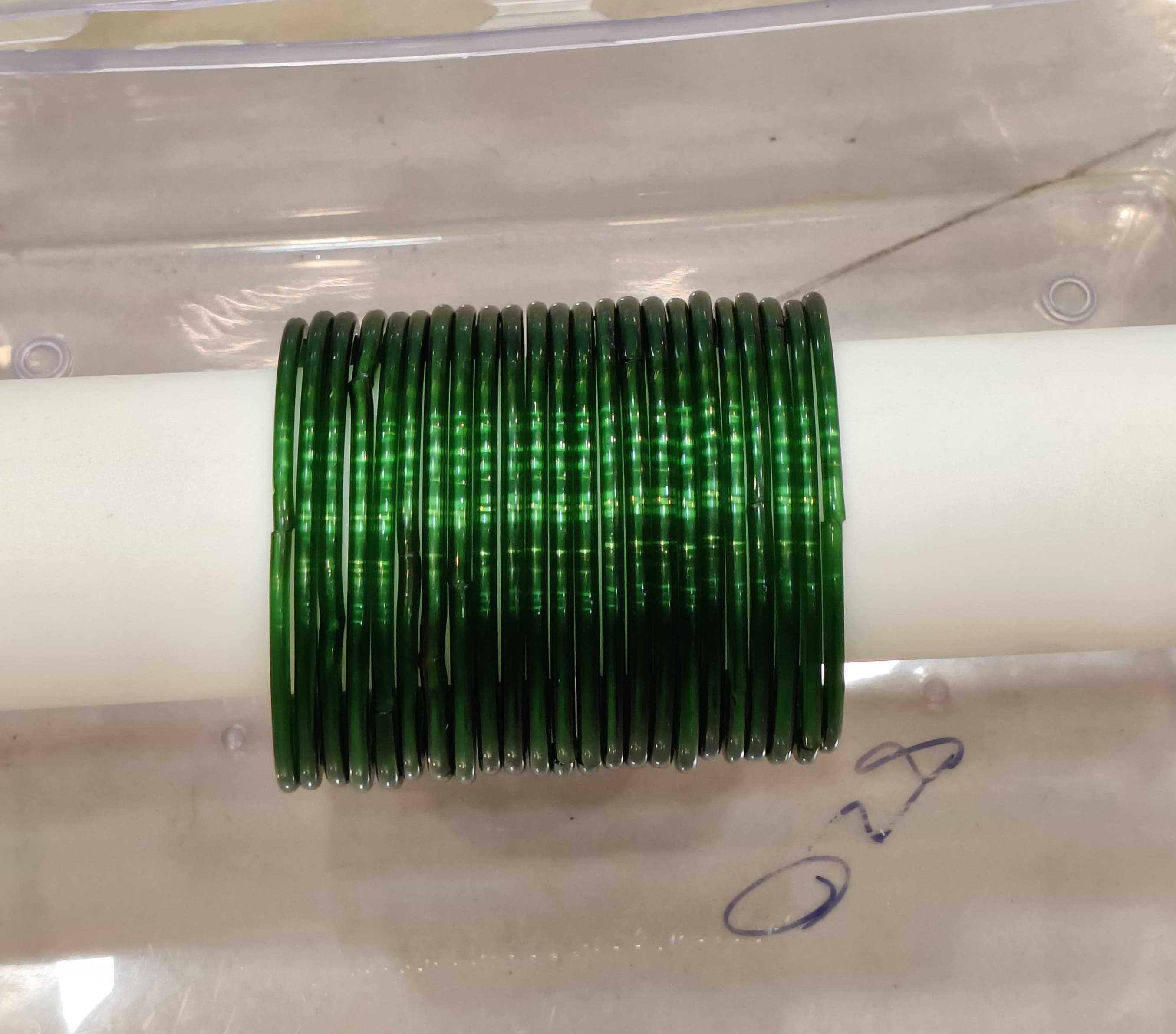 Plane Glass Bangle  view 2