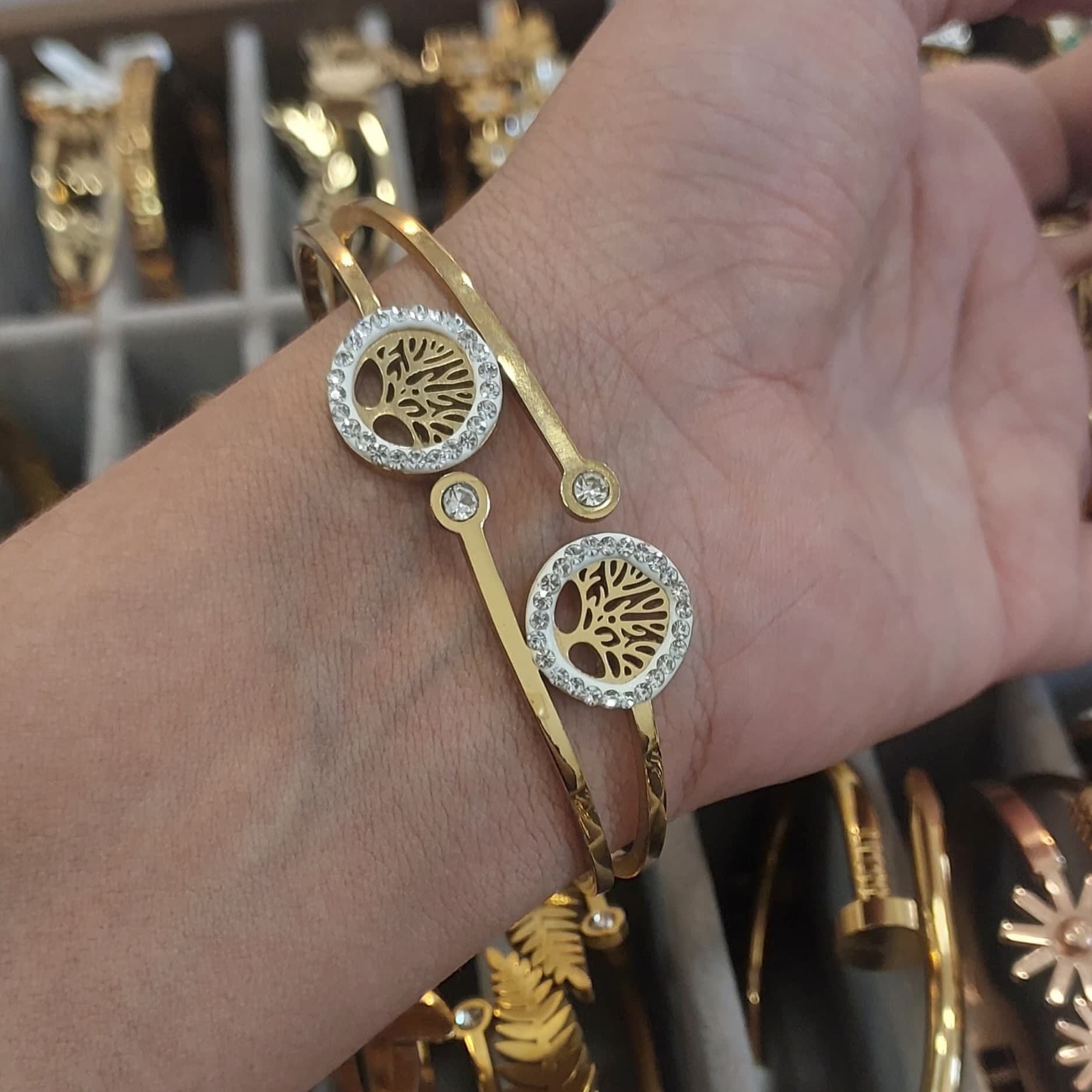 Gold Plated Antitarnish Bangle 