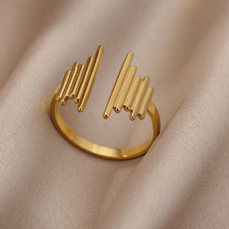 Gold Plated Anti-tarnish Adjustable Classic Ring