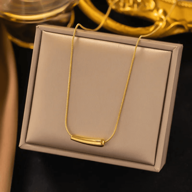 Antitarnish Modern Lengthy Pendant Necklace
